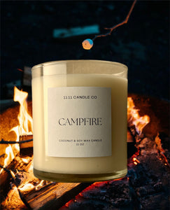 Campfire candle